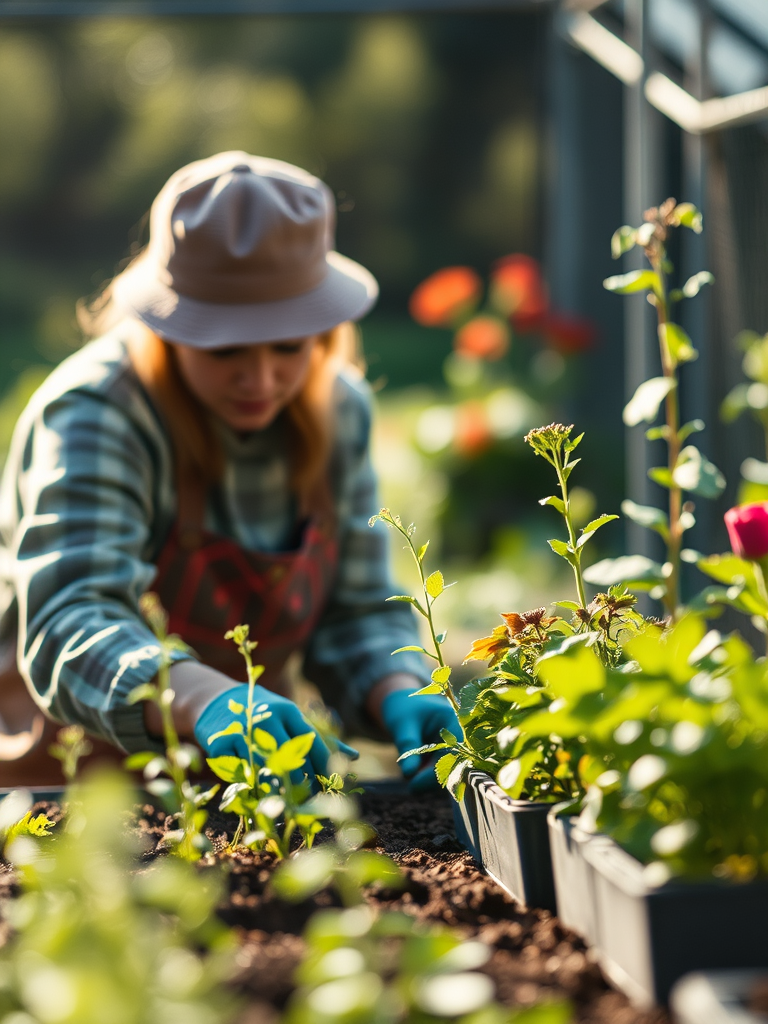 examples of ecological and sustainable gardening work
